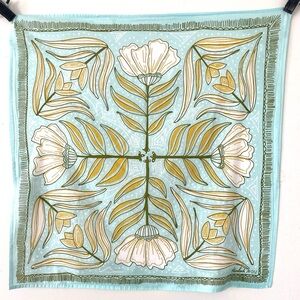 Hemlock Goods No. 012 Eliza Bandana Floral Print Scarf Boho Chic Cottage Beach